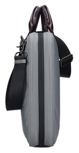 VERSO briefcase Gray×Brown FRB026