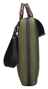 VERSO briefcase Khaki×Brown FRB026