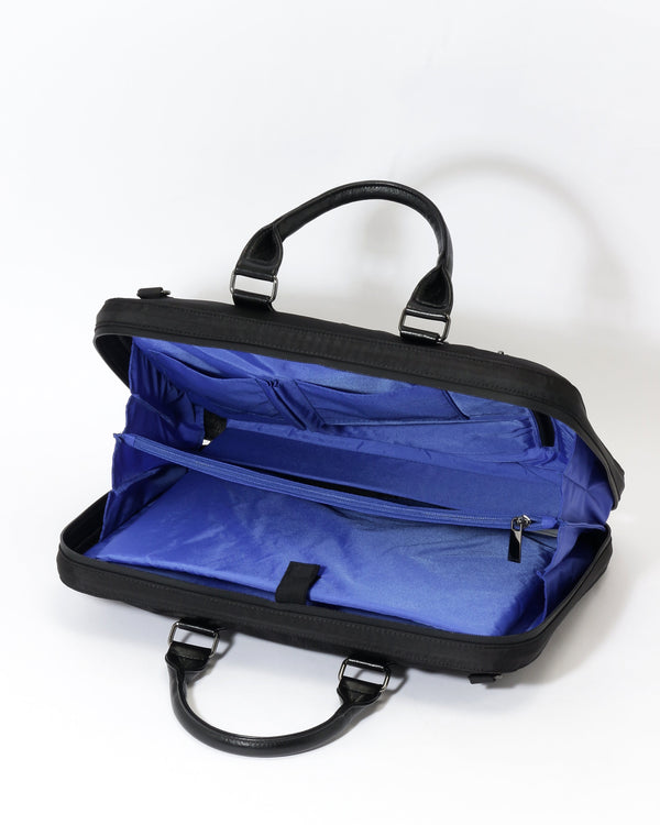 VERSO briefcase Khaki×Brown FRB026