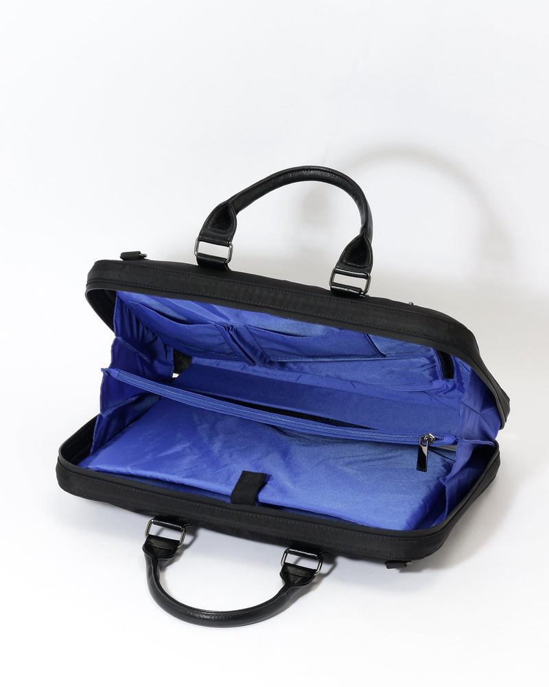 VERSO briefcase White×Brown FRB026