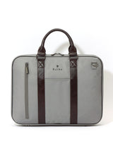 VERSO briefcase Gray×Brown FRB026