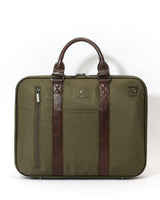 VERSO briefcase Khaki×Brown FRB026
