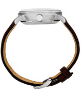 New Normal - ss / white / brown / leather belt