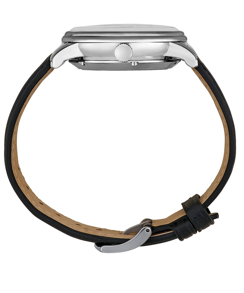 New Normal - ss / white / black / leather belt