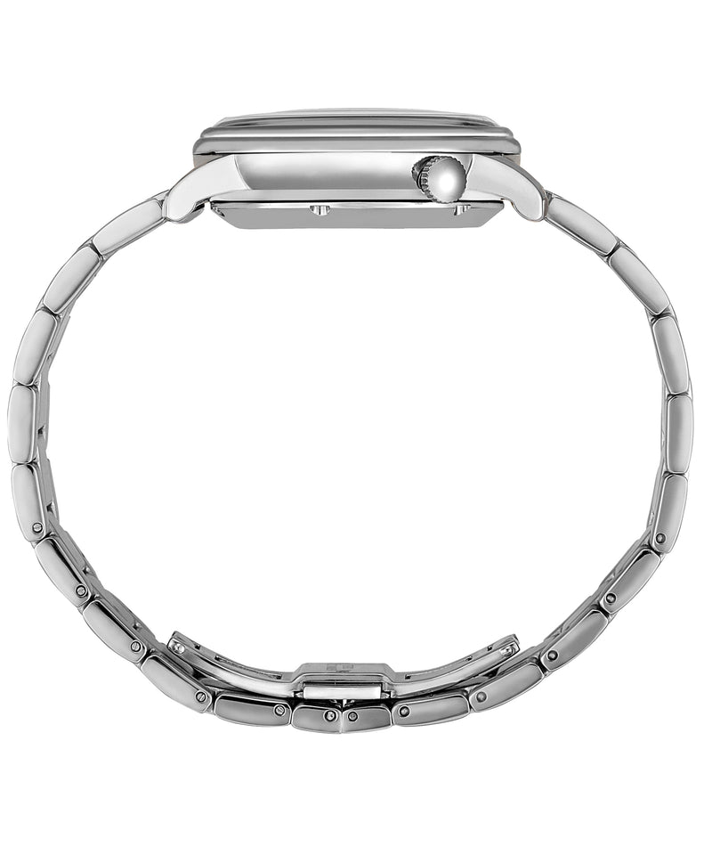 Trompe-l'oeil - ss / Black/ silver / stainless belt