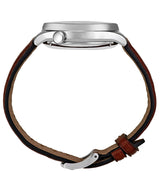 Shave off - ss / green / brown / leather belt