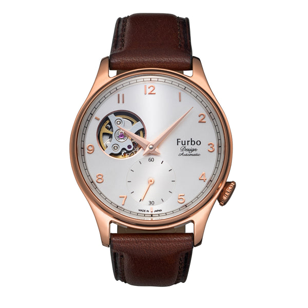Shave off - pg / white / brown / leather belt – Furbo design